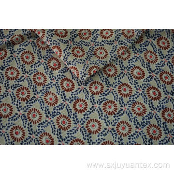 100% Viscose Twill Crepe Printed Fabric